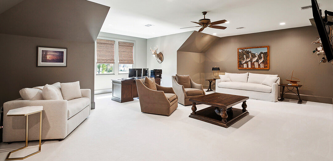 West Custom Homes custom home portfolio - Covington living room