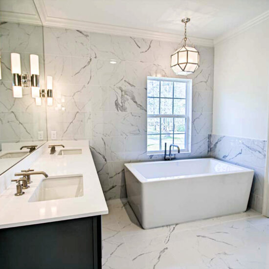 custom bathroom renovation by West Custom Homes