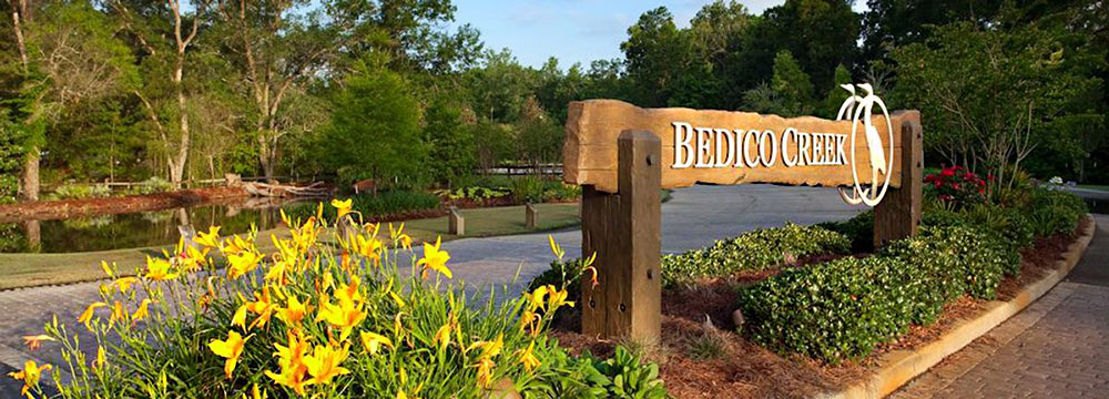 Bedico Creek Subdivision in Madisonville, Louisiana