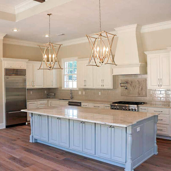 Custom kitchen design in Covington by West Custom Homes