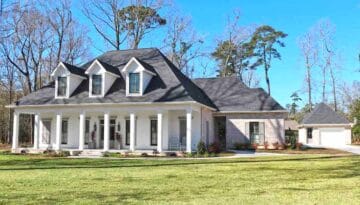New construction in Pontchartrain Oaks by West Custom Homes, in Madisonville Louisiana