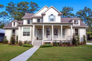 New home in Old Mandeville on Park Ave., built by West Custom Homes in Mandeville, Louisiana