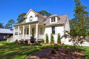 Custom Built New home in Old Mandeville by West Custom Homes. Located on Park Ave., in Mandeville, Louisiana.