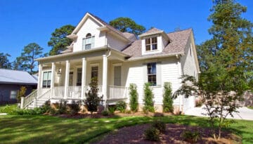 Custom Built New home in Old Mandeville by West Custom Homes. Located on Park Ave., in Mandeville, Louisiana.