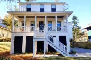 New Construction Raised Home in Old Mandeville built by West Custom Homes