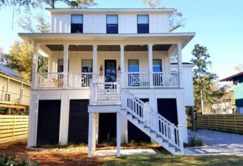 New Construction Raised Home in Old Mandeville built by West Custom Homes